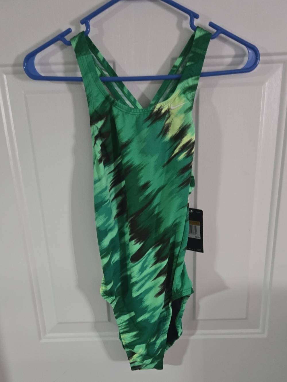 Brand New With Tags Gorgeous Green Nike Bathing Suit Size 8 Medium